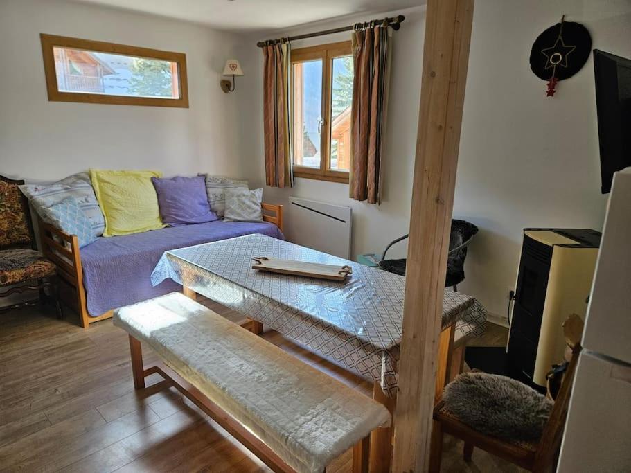 Chalet T3 Duplex Neuf Névache Eksteriør bilde
